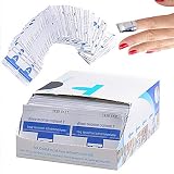 Removedor de Esmalte,AIDUE 200 Piezas Removedor de Uñas de Gel Esmalte Permanente Semipermanente Limpiador de Uñas Gel UV