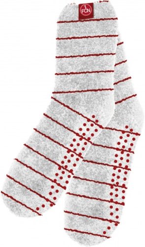 Preisvergleich Produktbild 1.FC Nürnberg Kuschelsocke / Socken One Size FCN Fanartikel