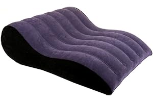 Sunnyushine Cuscino Gonfiabile Magico, Cuscino per Il Corpo Multifunzione, Posizione d'Amore, Cuscino per Adulti per Coppie Home Office 85×70×26 cm (Non Incluso nella Pompa dell'Aria)