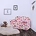 Produktbild LULANDO Classic Kindersofa Kindercouch Kindersessel Sofa Bettfunktion Kindermöbel zum Schlafen und Spielen, Farbe:Eulen Pink