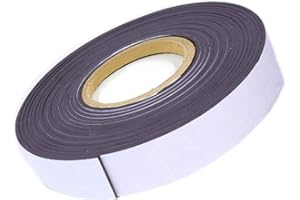 TUKA-I-AKUT TUKA 10 m x 20mm Magnetic Adhesive Tape, Flexible Cutable, Prime Adhesive, Sticky Magnetic Roll Magnetizing Photos, Cards, Posters etc. for Home Office School Seminar Training Craft DIY, TKD9035-2cm