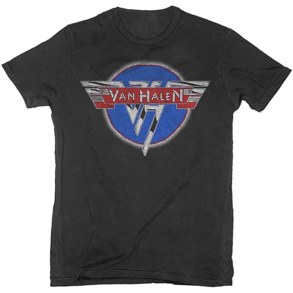 Rock Off Maglietta Ufficiale Van Halen – Classic Red Logo – Uomo Unisex, Taglia X-Large – T-Shirt Manica Corta - 3