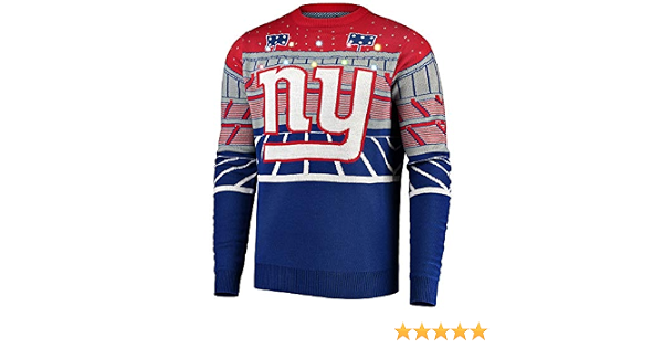 NFL Ugly Sweater Christmas New York 