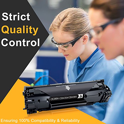 STAROVER 2 Paquetes Cartuchos de t  ner negro Reemplazo Compatible para tres modelos de t  ner  CE285A  85A    CB435A  35A    CB436A  36A  Compatible con HP LaserJet Pro P1102 P1102w M1212nf M1217nfw M1132 M1136 P1005 P1006 P1505 P1505n M1522 M1522nf M1120 M1522n M1120n Impresora Multifunci  n