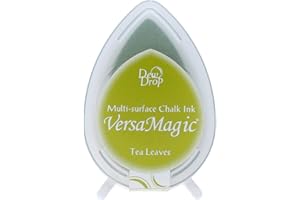 Tsukineko Versamagic Dew Drop Stempelkissen, Teeblätter, GD000060, Green, c1