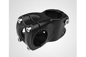 CarbonEnmy - Manillar para Bicicleta (Aluminio, 31,8 mm, 40 mm, 7°), Color Negro