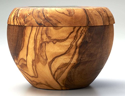 1 X Naturally Med Salz Vorratsdose aus olivenholz - 4