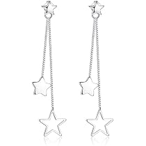 Set di orecchini a cerchio da abbinare a fori multipli con motivo a foglia in argento sterling e placcato oro - Italia