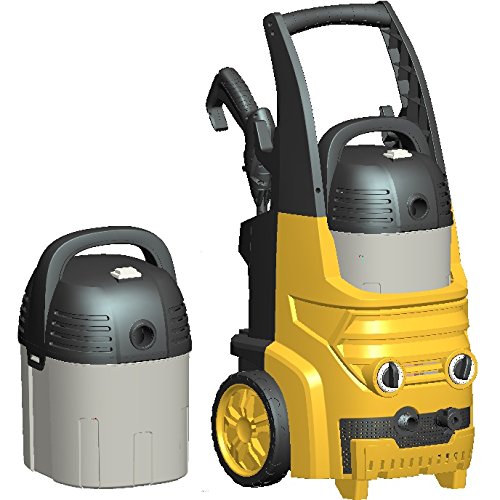 Syntrox Germany 2 in 1 Hochdruckreiniger mit abnehmbarem Nass- und Trockensauger Terrassenreiniger Flächenreiniger Kombigerät – Bild 3