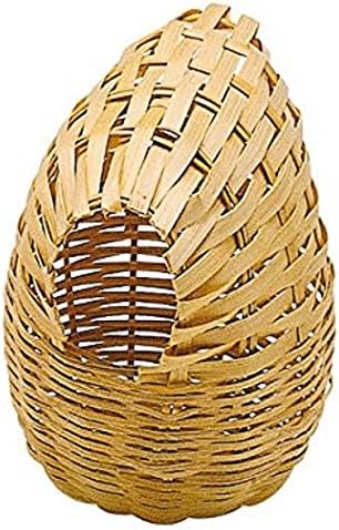 6 Large Bamboo Nest Wicker Baskets Birds Finch Gouldian Zebra Star Breeding