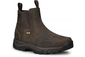 Hoggs of Fife Creagan Waterproof H-Tex Dealer Boot Waxy Brown - Full grain leather upper, Reinforced toe panel