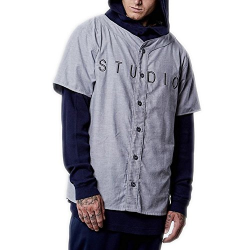 Cayler &amp; Sons Hoody – Csbl George Herman Team Layer grey/blue size: S (Small)