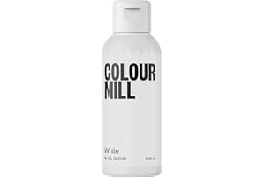 Colour Mill Oil-Based Food Coloring, 100 Milliliters White