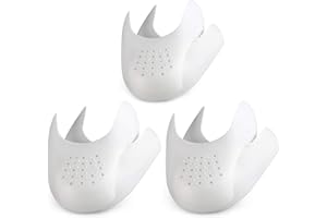 CuteHome 3 Pairs Sneaker Toebox Protectors,Shoe Crease Protector,Men's UK 7-12/ Women's 3-7