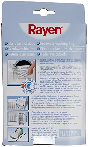 Rayen 6290.50 Schuhwaschbeutel, gepolstert, Reiβverschluss mit Sicherheitsverschluss - 2