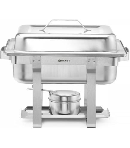 Produktbild von Hendi Warmhaltebehälter GN 2/3 – Chafing Dish, Induktion, 430x420x210 Mm, Edelstahl