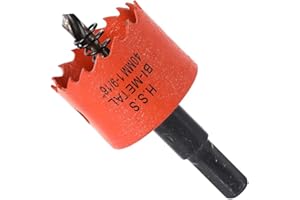 Dribotway 40mm 1-9/16'' Hole Saw, Bi-Metal Hole Saw Drill Bit High Speed Steel, Cutting Circular Holes, for Wood and Metal, Can Easily Drill Wood, Plastic, Plywood, Thin Metal