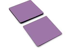FIRST4MAGNETS MagFlex® Flexible Gloss Purple Dry-Wipe Magnetic Sheet for Creating Scrumboards, Removable and Changeable Labels - 75mm x 75mm - Pack of 5
