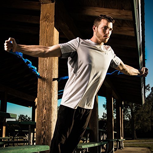 Premium Flexibilität Stretch-Out Strap – Fitnessband & Gymnastikband – Beste für Yoga, Dance & Workout – Resistance Widerstandsband & Expander mit Gratis Benutzerhandbuch - 4