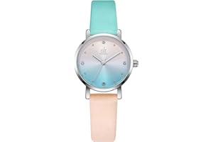 Alienwork SK Kids Montre Enfants Fille Bracelet Cuir