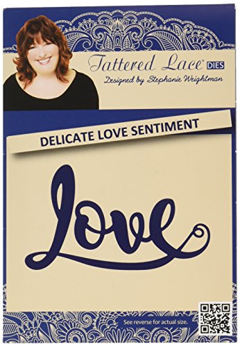 Tattered Lace Metal Die Delicate Love Sentiment
