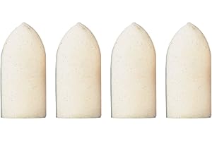 Dremel 422 - Paquete múltiple de puntas de pulir, 4 puntas de pulir para pulir metales y plásticos en superficies planas o agujeros (10 mm)