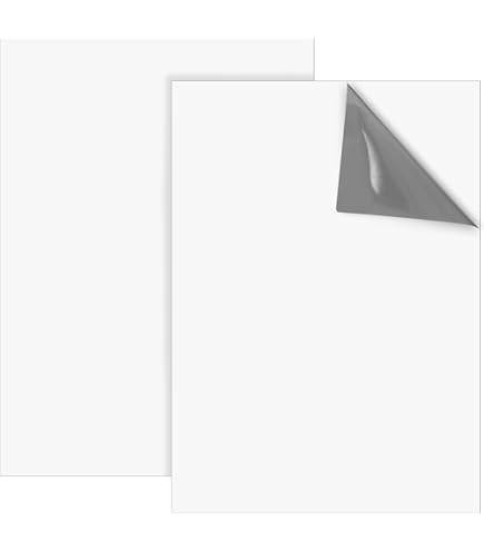 Whiteboard-folie | Prijs-prestatie top 40 maten | Schreibfolie zelfklevende folie | beschrijfbaar, afwisbaar, magnetisch | Magneetbord | WhiteBoard zonder frame voor staand en liggend formaat (90 cm x