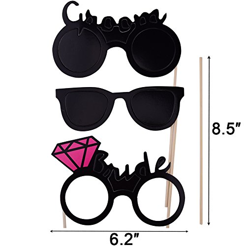 Ritche Frau Herr Foto-Stand Props Maske Kit Frohe Weihnachten Dekoration liefert für Hochzeit Valentinstag Party - 4
