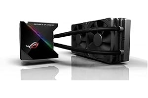 ASUS ROG Ryujin 240 All-in-One Liquid CPU Cooler with Colour OLED, Aura Sync RGB and Noctua iPPC 2000 PWM 120 mm Radiator Fan