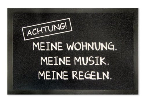 Fussmatte / Schmutzfangmatte, 40 x 60 cm, Meine Wohnung