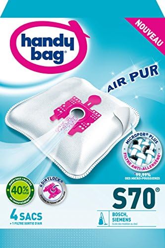 Handy Bag S70 Smily Super SX Vacuum Cleaner Bags for Bosch/Arriva/Siemens Vacuum Cleaners