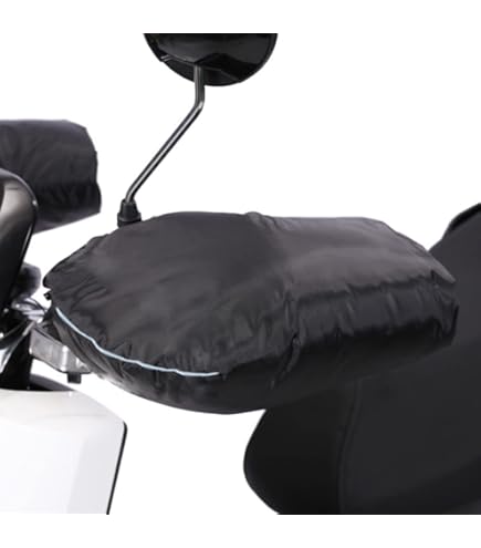 Manchons De Guidon De Moto – Manchons Pour VTT, Gants De Cycliste, Gants Imperméables Et Chauds Avec Bande Réfléchissante