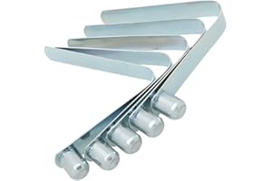 MAGIDEAL Generic 5pcs/Set Bouton Poussoir à Ressort Clips Pagaie pour Kayak Clip Tente Pôle Solide Simple Broche