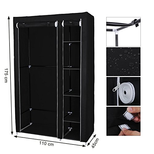 Songmics Faltschrank Kleiderschrank Garderobenschrank Schrank LSF007 - 3
