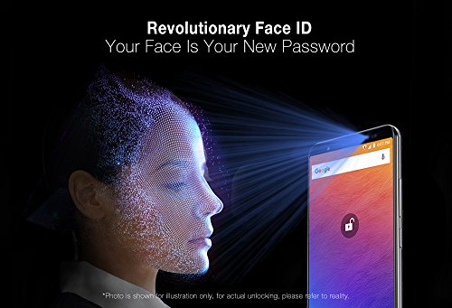 Ulefone Power 3 - 6,0 Zoll FHD 4G Phablet (18:9) Android 7.1 Smartphone mit Gesichtserkennung, 6080mAh MTK6763 Octa Core 2.0GHz 6GB RAM + 64GB ROM, 21MP + 5MP Quad Kameras, Corning Gorilla Glass 4 Screen - Schwarz