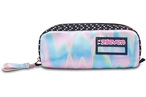 Seven Portapenne Scuola, Nero, Feeling Free, Bustina Da Riempire Con Penne, Matite e Colori, Accessori Scuola, Accessori Zaino, Scuola & Tempo libero, Bambine e Ragazze