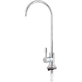TOPWAY 360 Degree Drinking Water Faucet Kitchen Sink Reverse Osmosis Turn Single Lever Stainless Steel, for All Systems Rever