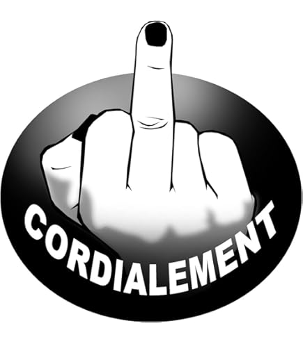 Doigt D'honneur Autocollant Main Squelette Biker Doigt D'Honneur - 12 Cm - Résistant Aux UV Et Intempéries - Garantie 7 Ans Doigt D'honneur Voiture