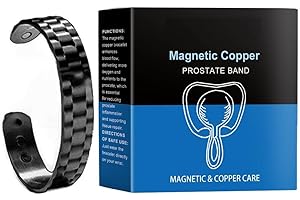 BOSSETY Banda magnética de cobre para próstata, Prostapower Banda magnética de cobre, pulsera de desintoxicación linfática, pulsera de próstata para hombre y mujer: mejora la circulación