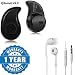 Captcha Sony Xperia T2 Ultra Dual Compatible Certified S530 Mini Wireless Bluetooth 4.0 Headset With Super Bass In-Ear Headphone With Mic (1 Year Warranty) RS.385.00
