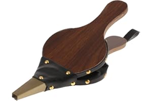 ORIENTAL RIVERKIT Blasebalg Für Kamin Und Grill, 39 * 17cm Handblasebalg Luftgebläse Aus Holz Mit Lederband, Grillgebläse für Draussen Camping Picknick