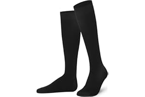 Mysocks Knee High Socks for Women and Men - Soft Combed Cotton Long Socks - Ladies Girls Knee Length Knee Socks