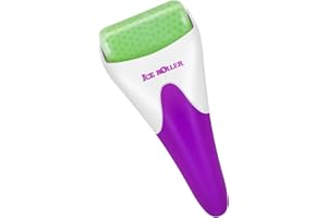 LATME Ice Roller-Rodillo de hielo para cara y ojos,contra la hinchazón y las migrañas,alivia el dolor y lesiones menores,Para Evitar Ojos Que El Cuello Arruge Regalo (Púrpura)