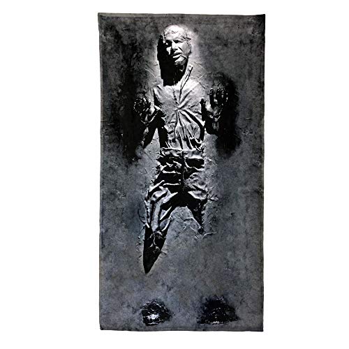 Digital Pharaoh - Han Solo en Carbonite Énorme Serviette Bain Star Wars Affiche du Film FilmÉpisode 9 Jedi - Multicolore, 140cm x 70cm