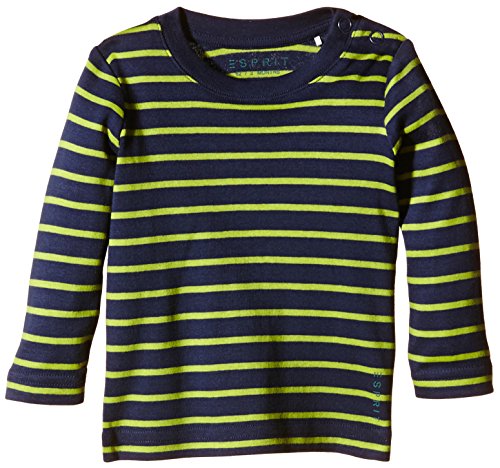 ESPRIT Baby-Boys 095EEBK001 ESS Striped T-Shirt, Blue (Navy), 12-18 Months (Manufacturer Size:86)