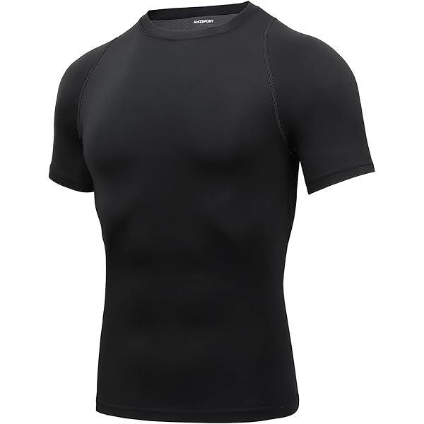 AMZSPORT 3 stuks heren lange mouwen loopshirt sneldrogend sportshirt gym top outdoor tennis, zwart garenblauw, XL