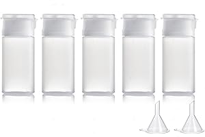 MORICOH 5 Pièces Bouteilles Souples de Voyage, Flacon Voyage kit, Flacon Avion pour Remplir Les Articles De Toilette (30ml)