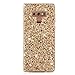 Produktbild Coollee Hülle für Samsung Galaxy Note 9 Glitzer Handytasche Mädchen Glitter Sparkle Bling Strass Silikon Weich TPU Bumper Etui Ultra Dünne Smartphone Luxury Kristall Cute Original Glänzend Funkeln Case Cover Handy Hüllen Stoßdämpfend Protective Tasche Schutz Schale (Gold)