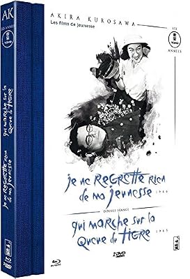 Akira Kurosawa - Les films de jeunesse : Je ne regrette rien de ma jeunesse + Qui marche sur la queue du tigre... [Combo BLU-RAY + 2 DVD + Livret] [Blu-ray]