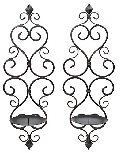 Zingz and Thingz Fleur-De-Lis Wall Sconce Duo (Set of 2)